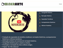 Tablet Screenshot of minerarte.org